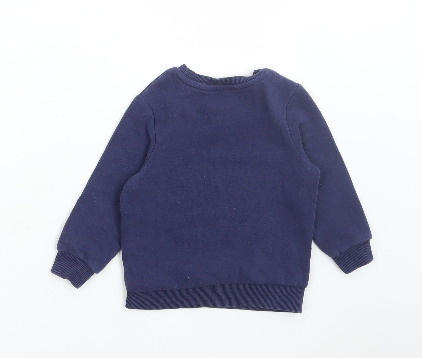 Very Boys Blue Cotton Pullover Jumper Size 18-24 Months Pullover - Limited edition