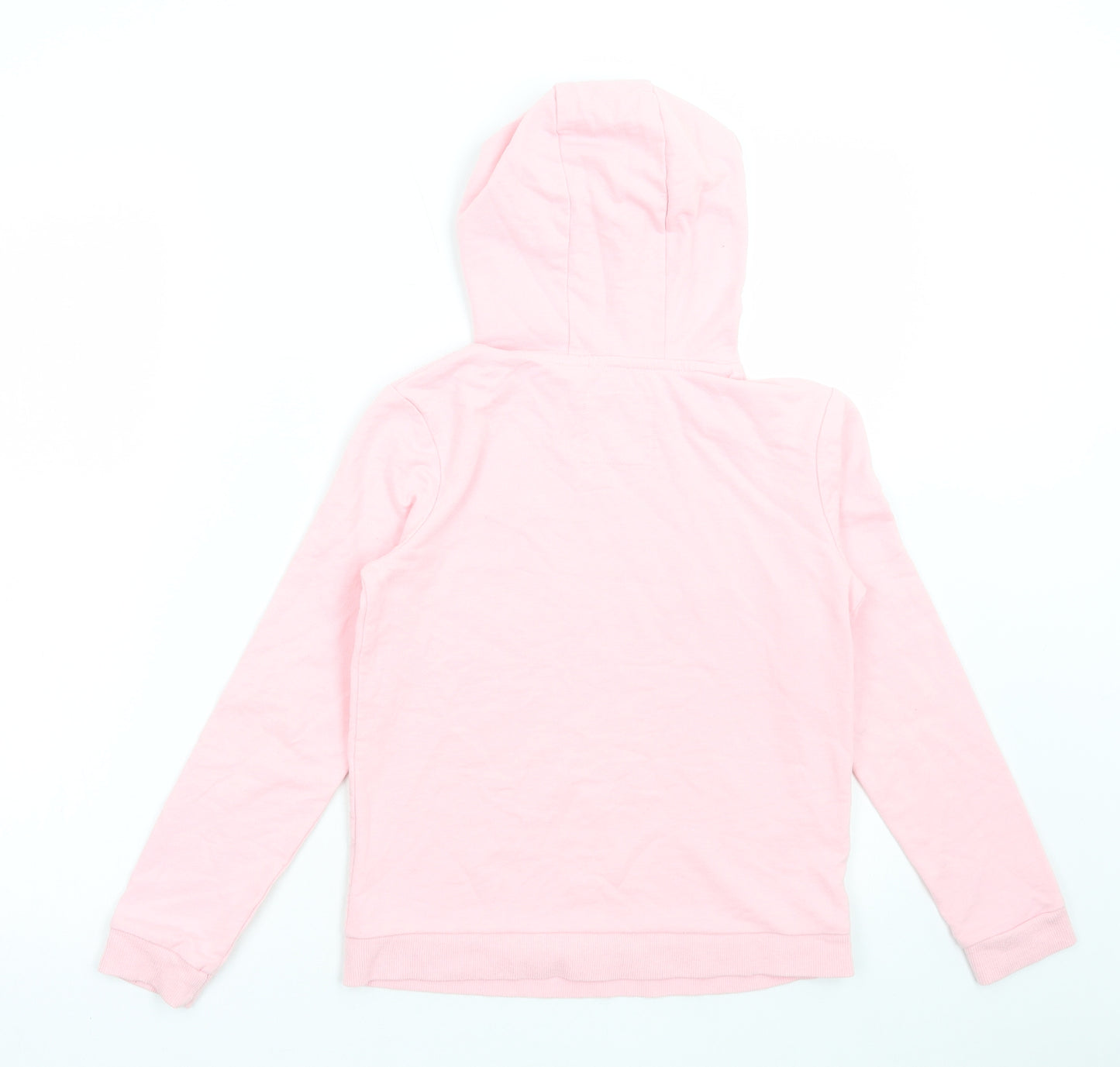 Young Dimension Girls Pink Cotton Pullover Hoodie Size 10-11 Years Pullover - Sunset beach