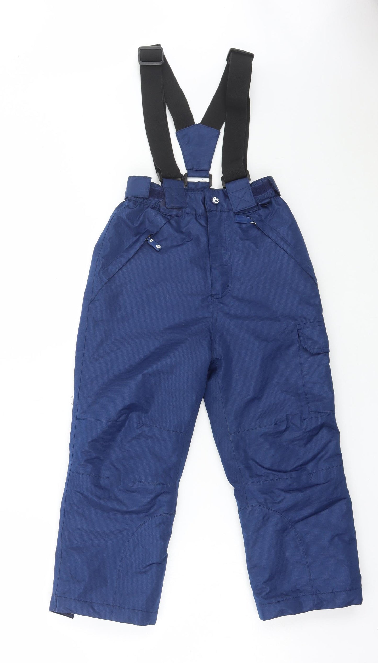 Glacier Point Boys Blue Ski Salopettes Ski Trousers Size 6-7 Years Pullover
