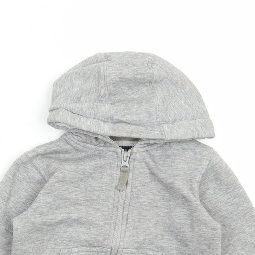 NEXT Baby Green Cotton Full Zip Jumper Size 12-18 Months Zip