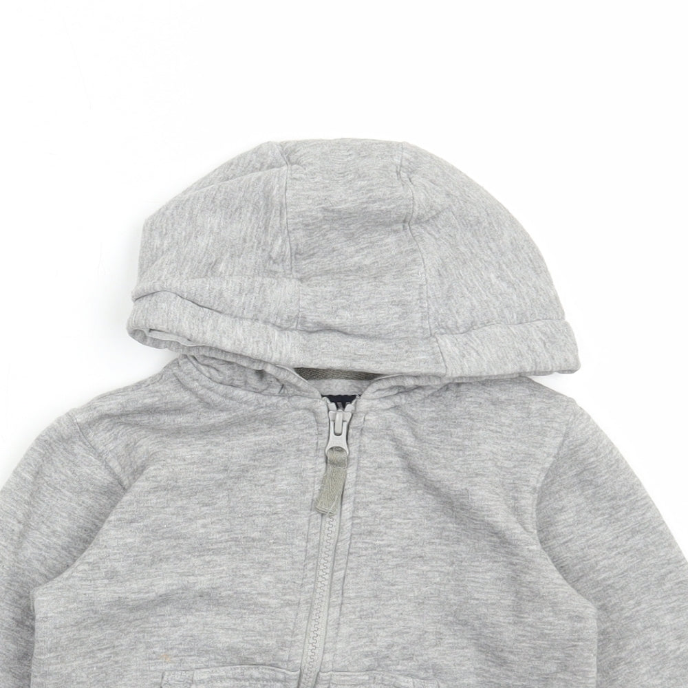 NEXT Baby Green Cotton Full Zip Jumper Size 12-18 Months Zip