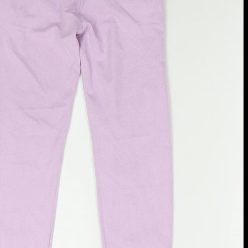 Blue Seven Girls Purple Polyester Jogger Trousers Size 14 Years Regular Drawstring