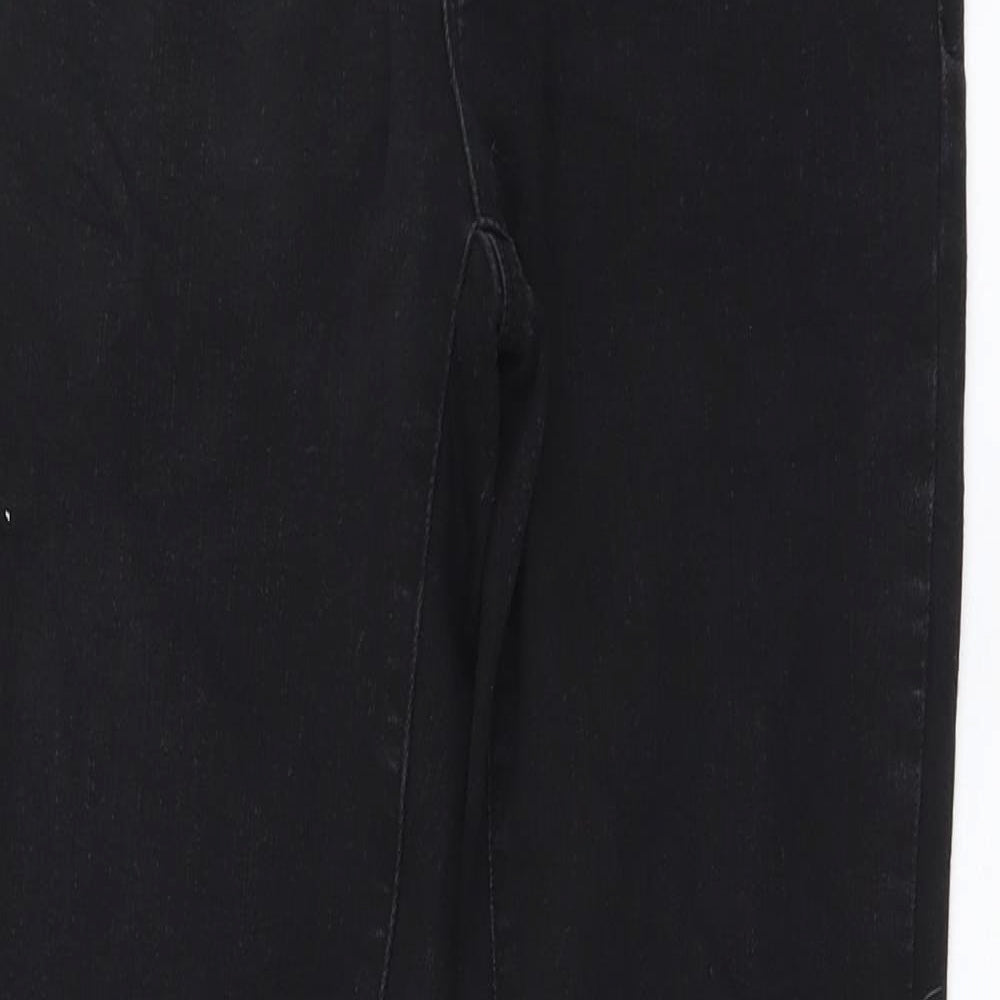 Only Womens Black Cotton Skinny Jeans Size M L28 in Regular Button