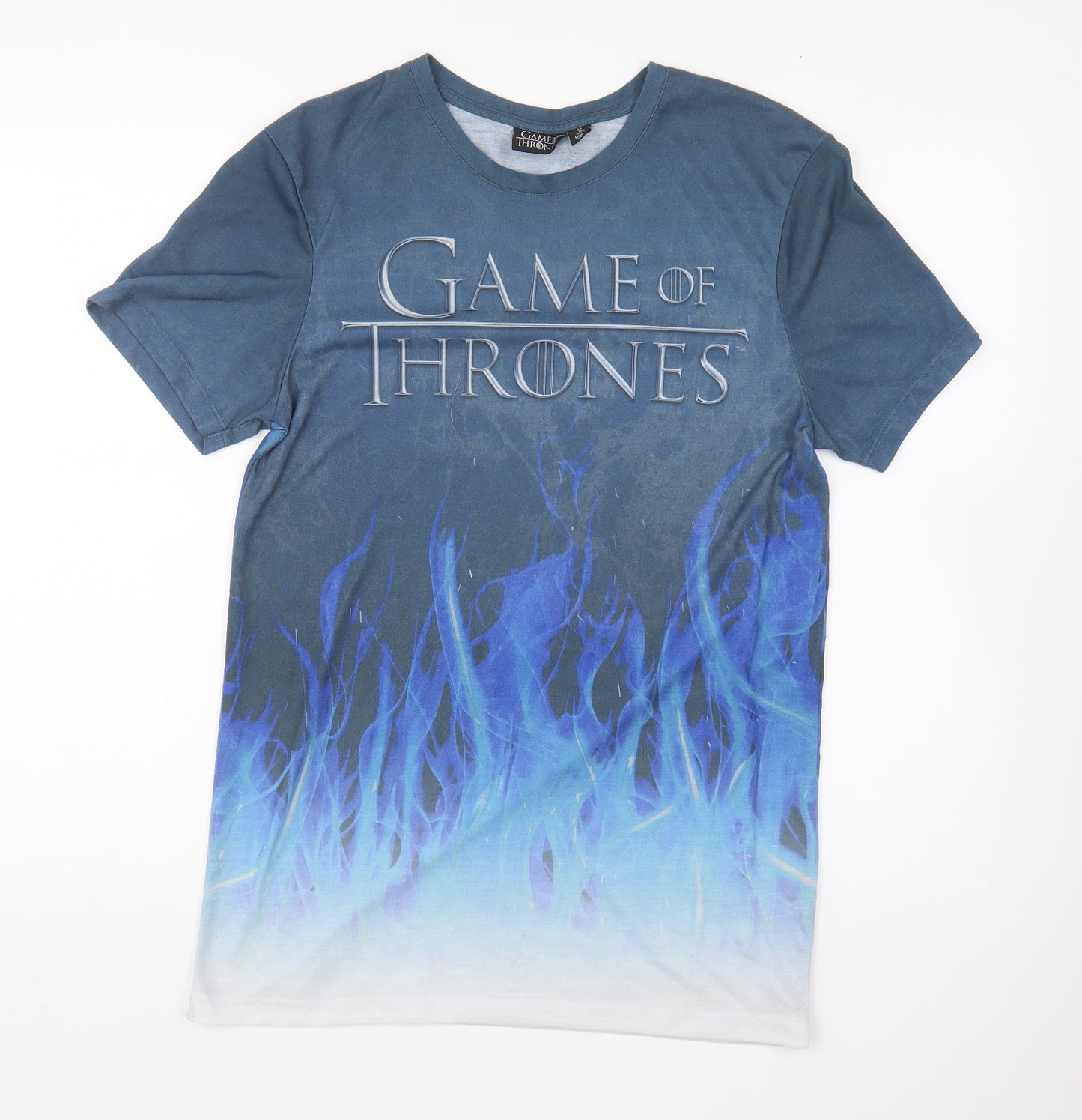 Primark Mens Blue Polyester T-Shirt Size XS Round Neck - Game of Thrones