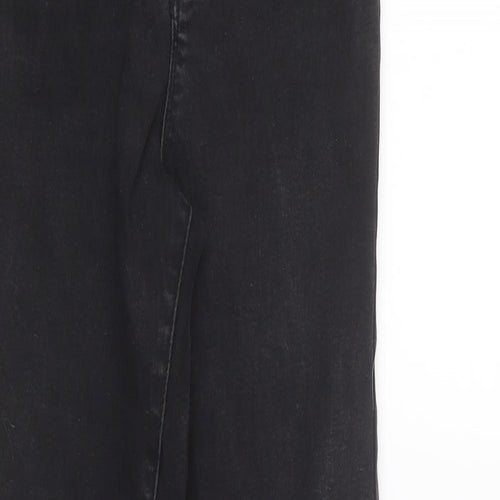 Denim & Co. Womens Black Cotton Skinny Jeans Size 10 L30 in Regular Button