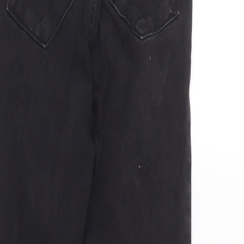 Denim & Co. Womens Black Cotton Skinny Jeans Size 10 L30 in Regular Button