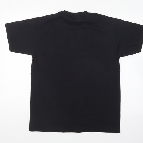 Fruit of the Loom Mens Black Cotton T-Shirt Size M Round Neck - Star Wars
