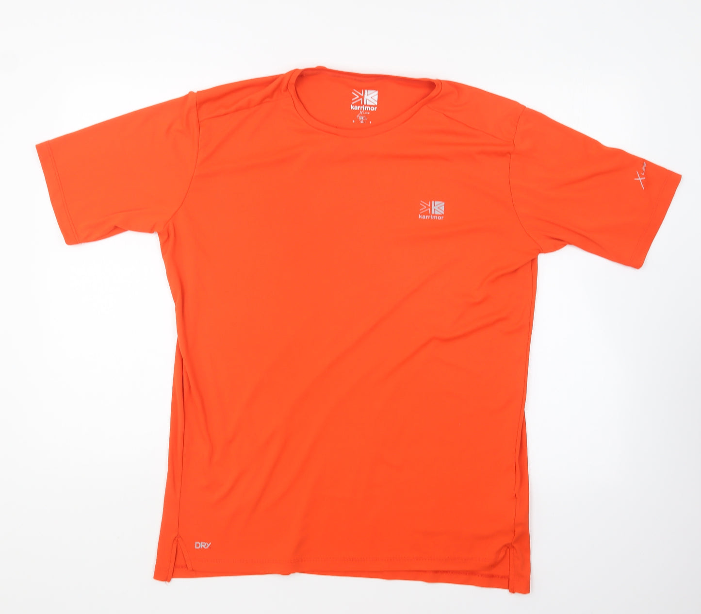 Karrimor Mens Red Polyester Basic T-Shirt Size L Round Neck Pullover