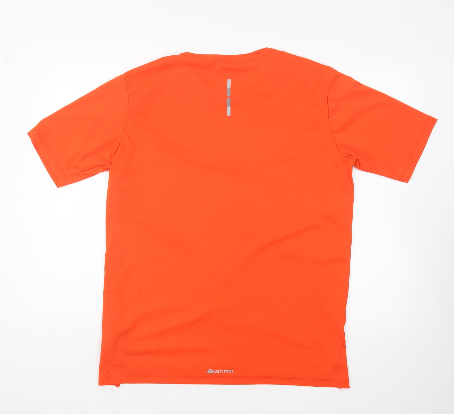 Karrimor Mens Red Polyester Basic T-Shirt Size L Round Neck Pullover