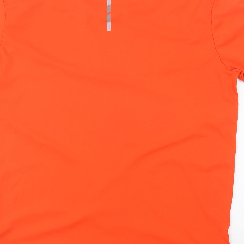 Karrimor Mens Red Polyester Basic T-Shirt Size L Round Neck Pullover