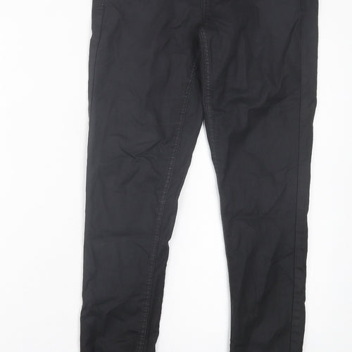 Oasis Womens Black Cotton Skinny Jeans Size 10 L31 in Regular Button