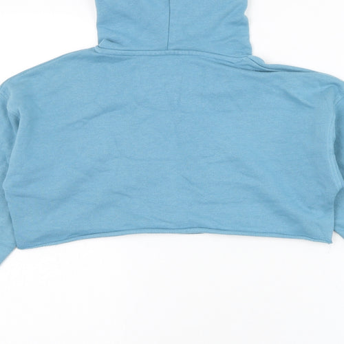 Matalan Girls Blue Cotton Pullover Hoodie Size 10 Years Pullover - Montana National Park