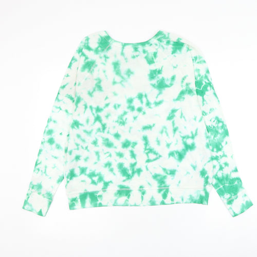 Grayson Threads Womens White Geometric Cotton Pullover Sweatshirt Size S Pullover - Lucky