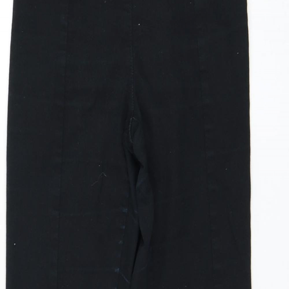 H&M Womens Black Cotton Skinny Jeans Size 8 L28 in Regular