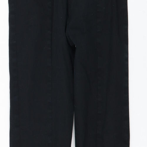 H&M Womens Black Cotton Skinny Jeans Size 8 L28 in Regular