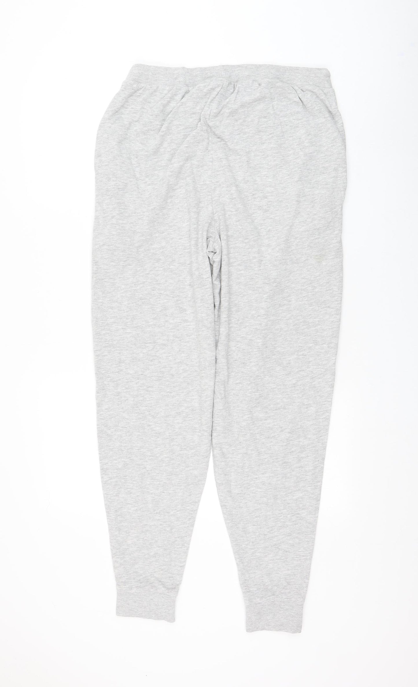 Primark Mens Grey Cotton Jogger Trousers Size M L29 in Regular Drawstring