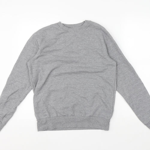 Primark Mens Grey Cotton Pullover Sweatshirt Size XS