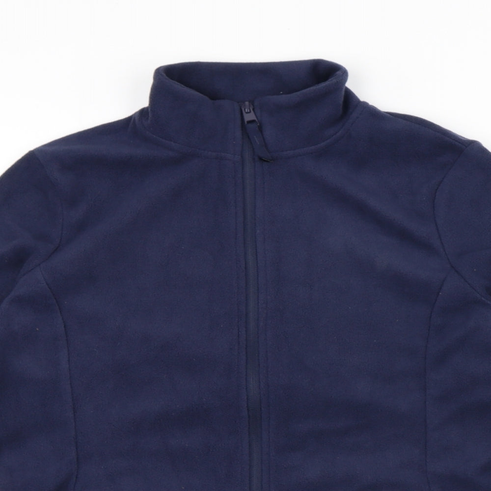 Dunnes Stores Mens Blue Polyester Full Zip Sweatshirt Size M