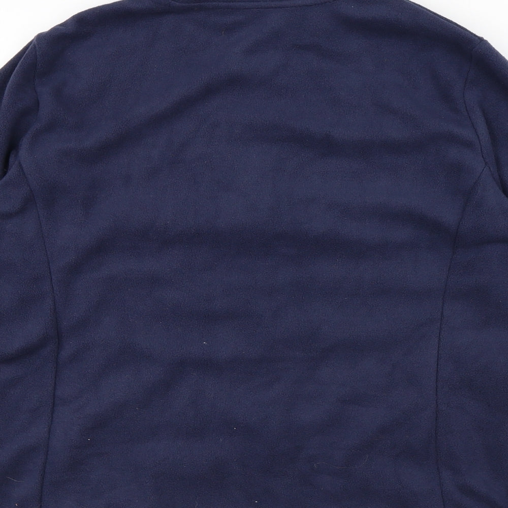 Dunnes Stores Mens Blue Polyester Full Zip Sweatshirt Size M