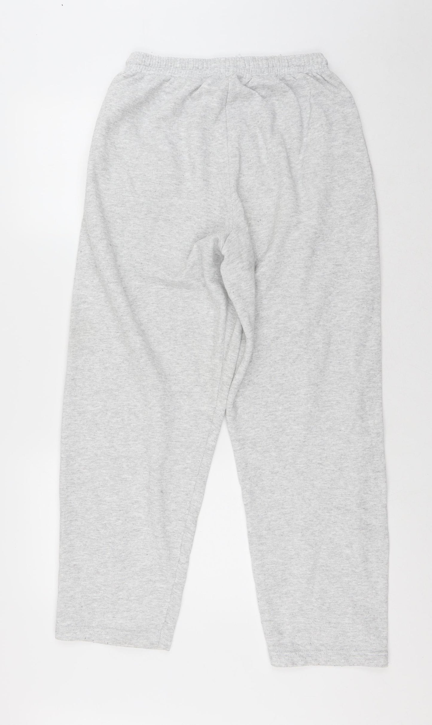 Preworn Mens Grey Cotton Jogger Trousers Size M L28 in Regular Drawstring