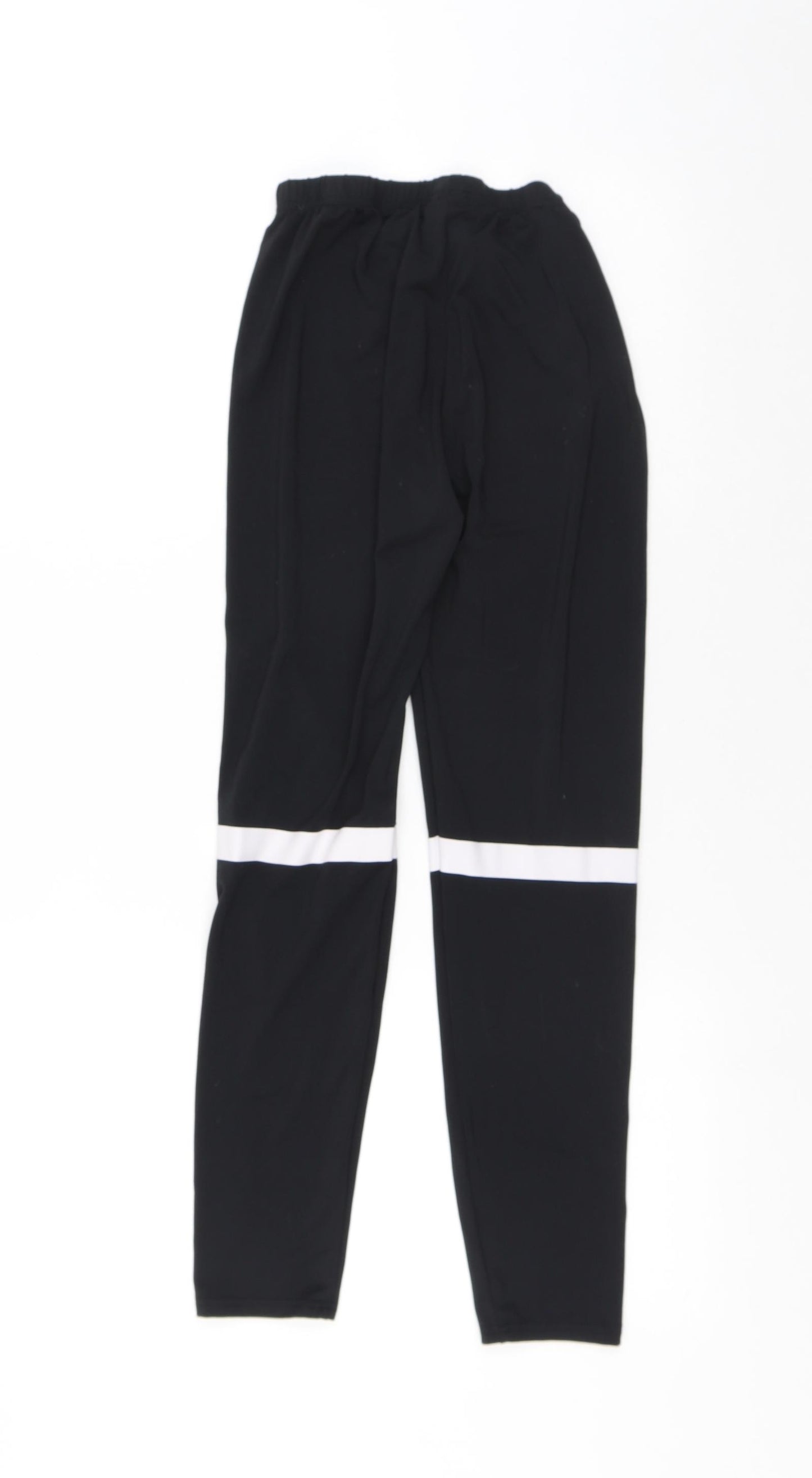 SheIn Girls Black Polyester Jogger Trousers Size 11-12 Years Regular