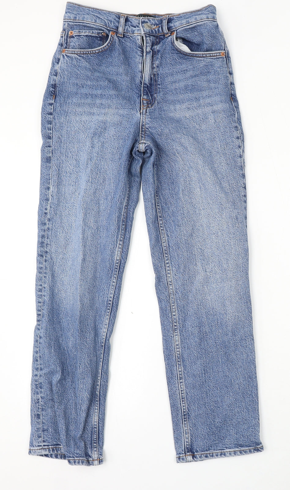 ASOS Womens Blue Cotton Skinny Jeans Size 28 in L32 in Regular Button
