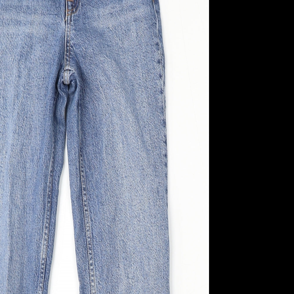 ASOS Womens Blue Cotton Skinny Jeans Size 28 in L32 in Regular Button