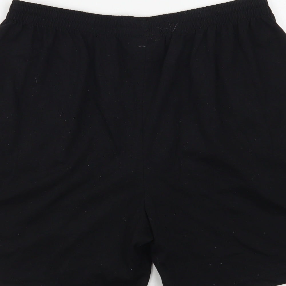 Slazenger Mens Black Cotton Sweat Shorts Size L L7 in Regular Drawstring