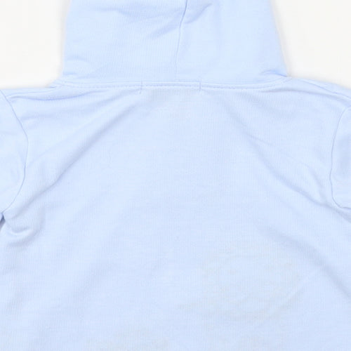 Baby C Baby Blue Striped Cotton Pullover Jumper Size 6-9 Months Button - Lion