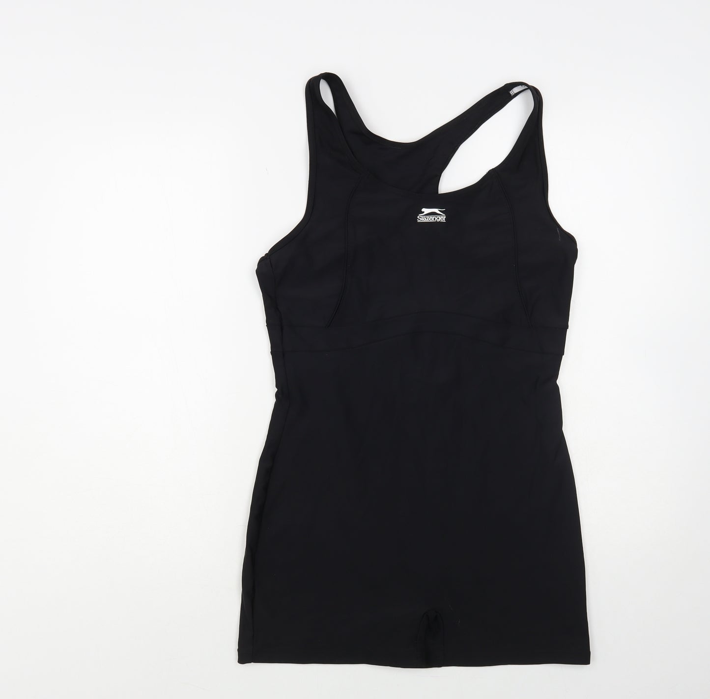 Slazenger Womens Black Nylon One Piece Size 18