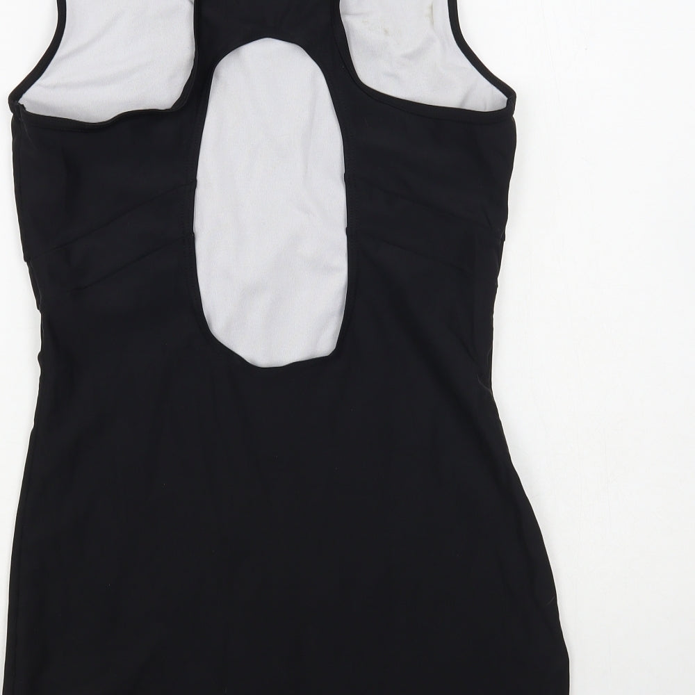 Slazenger Womens Black Nylon One Piece Size 18