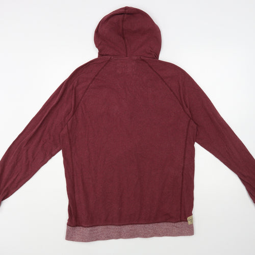 NEXT Womens Purple Cotton Full Zip Hoodie Size L Zip