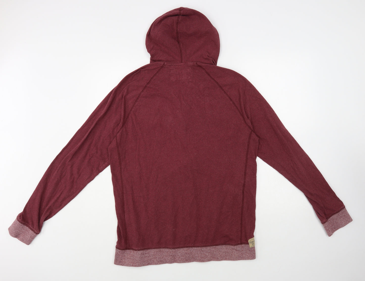 NEXT Womens Purple Cotton Full Zip Hoodie Size L Zip
