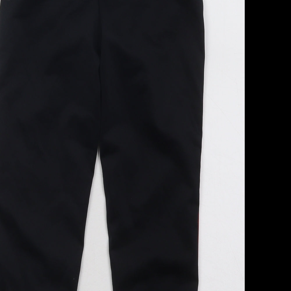Under armour Boys Black Polyester Jogger Trousers Size 5-6 Years Regular Drawstring