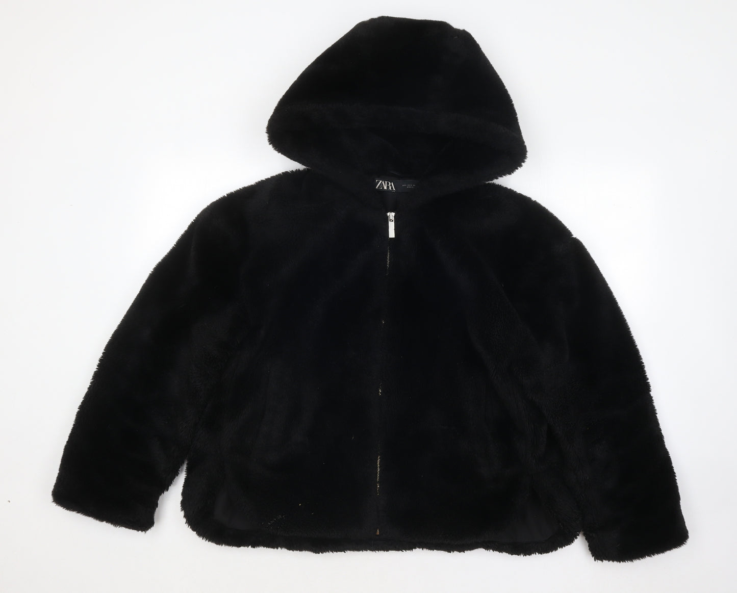 Zara Womens Black Jacket Size S Zip