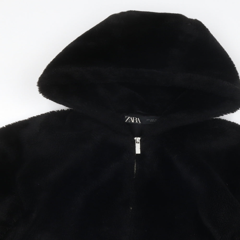 Zara Womens Black Jacket Size S Zip