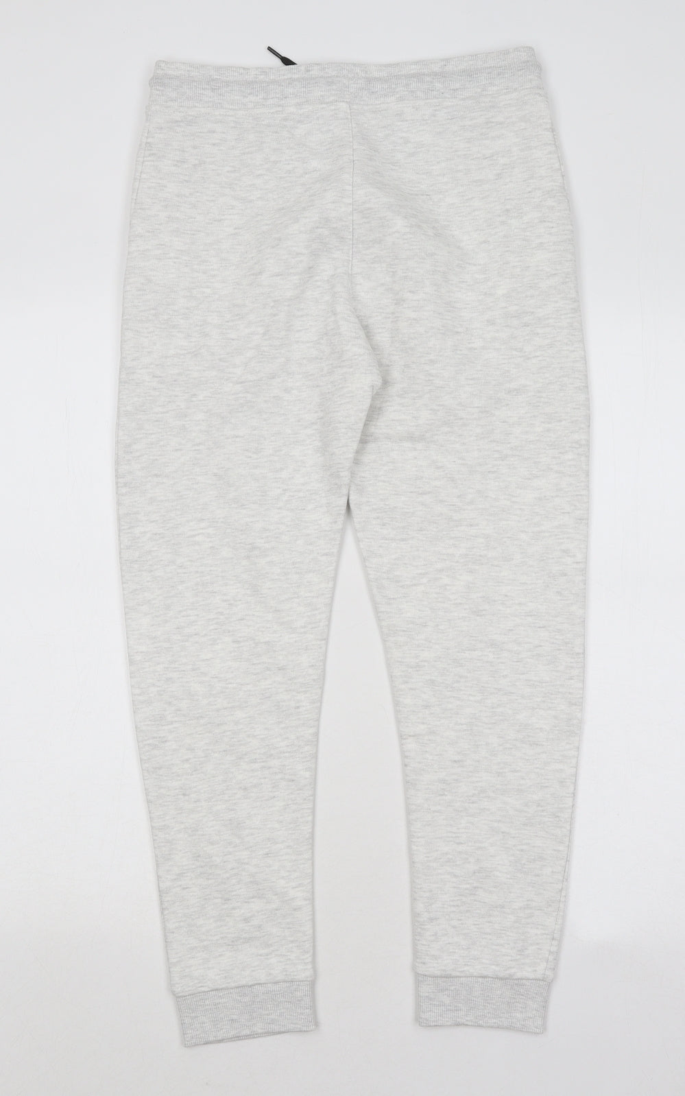 George Boys Grey Cotton Jogger Trousers Size 11-12 Years Regular Drawstring