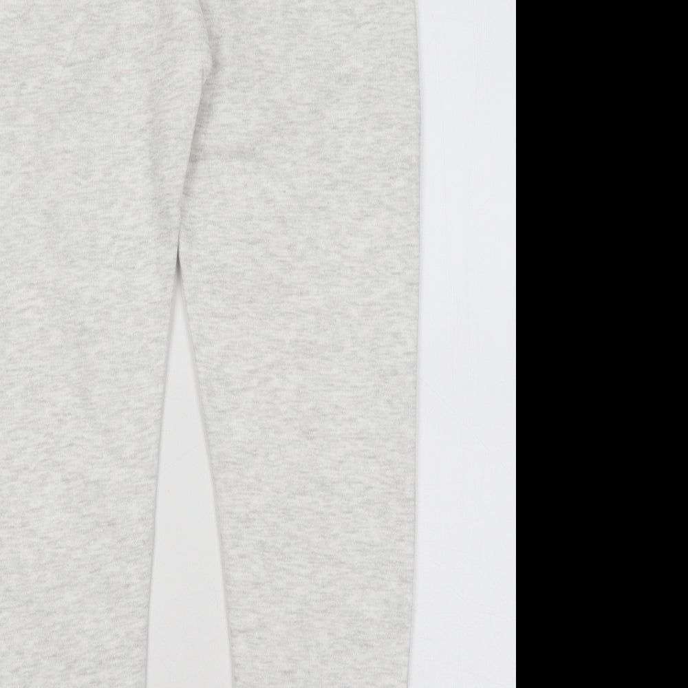 George Boys Grey Cotton Jogger Trousers Size 11-12 Years Regular Drawstring