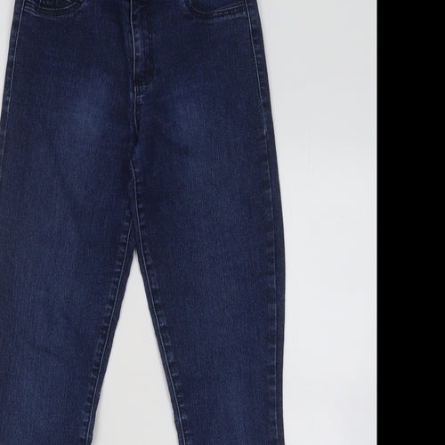 JustFab Womens Blue Cotton Skinny Jeans Size 27 in L27 in Regular Button