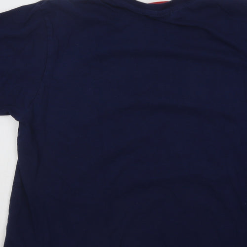 George Mens Blue Cotton T-Shirt Size S Round Neck - Kellogg's Frosties