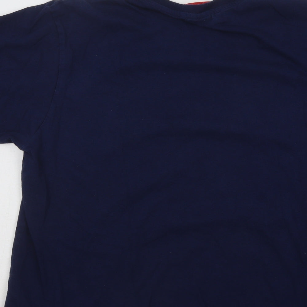 George Mens Blue Cotton T-Shirt Size S Round Neck - Kellogg's Frosties