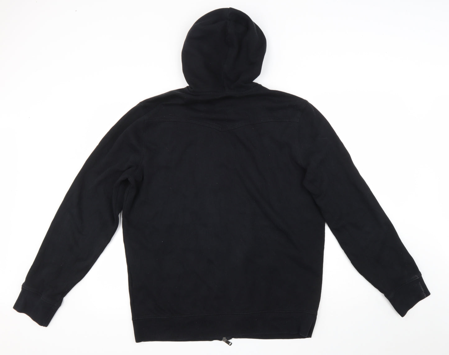 Levi's Mens Black Cotton Full Zip Hoodie Size L