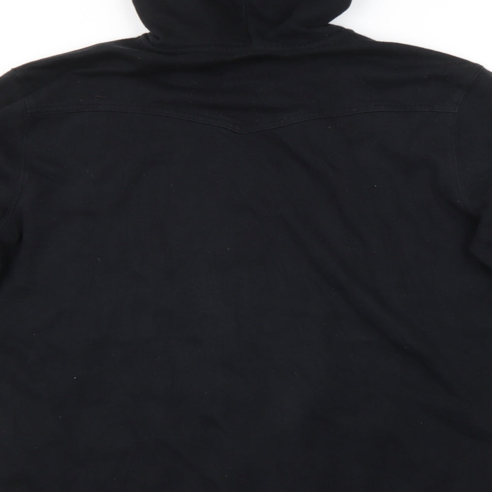 Levi's Mens Black Cotton Full Zip Hoodie Size L
