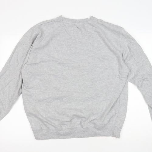 Mommamakes Womens Grey Cotton Pullover Sweatshirt Size L Pullover - Hormones and The Gang