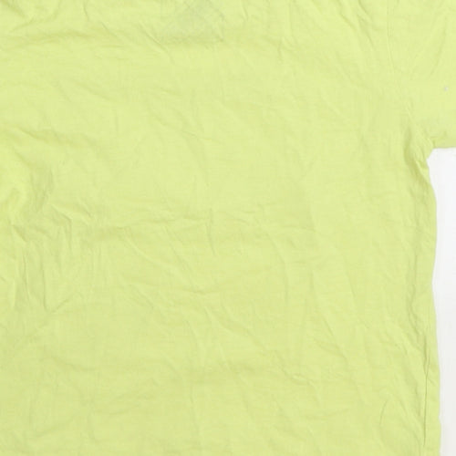 Matalan Boys Yellow 100% Cotton Basic T-Shirt Size 7 Years Round Neck Pullover - Gaming Legend