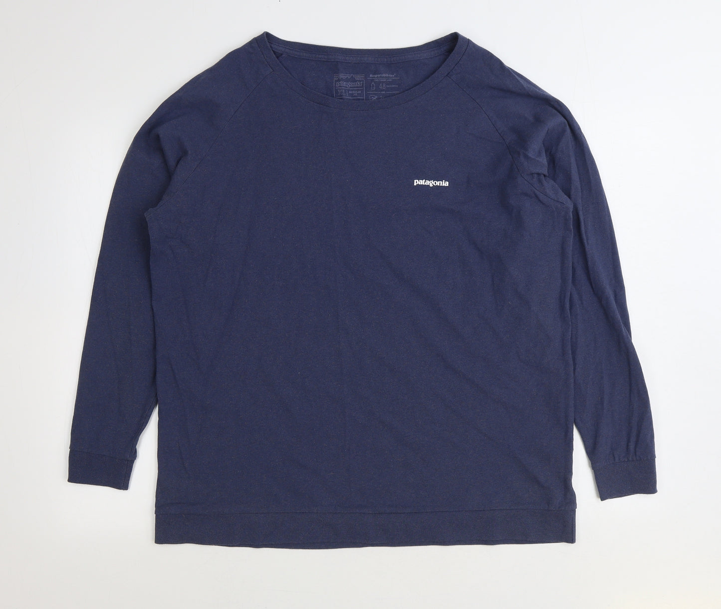 Patagonia Mens Blue Cotton Pullover Sweatshirt Size XL