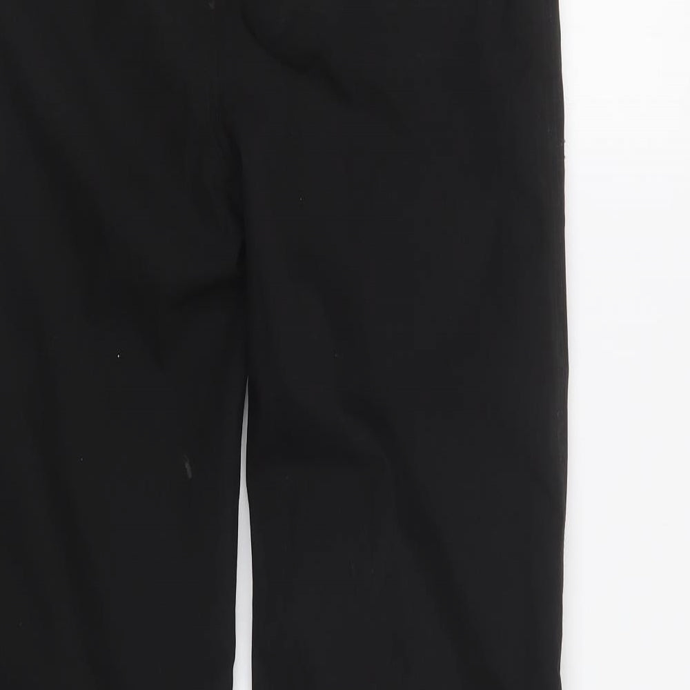 Regatta Boys Black Polyester Rain Trousers Trousers Size 11-12 Years Regular Button