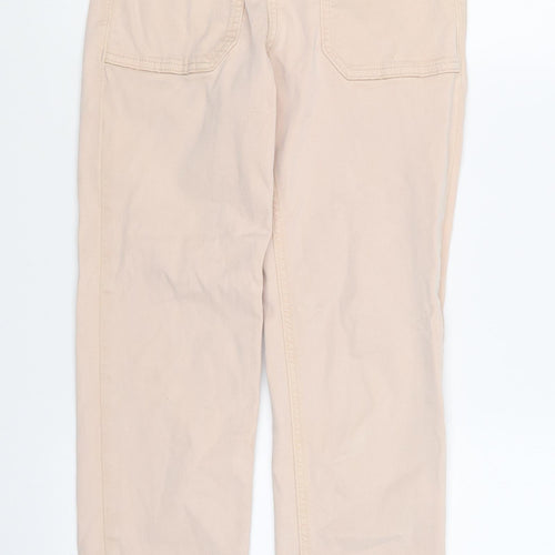 F&F Womens Pink Cotton Skinny Jeans Size 8 L23 in Regular Button