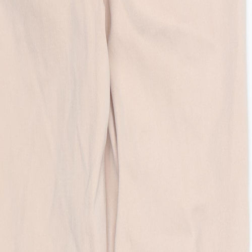 F&F Womens Pink Cotton Skinny Jeans Size 8 L23 in Regular Button