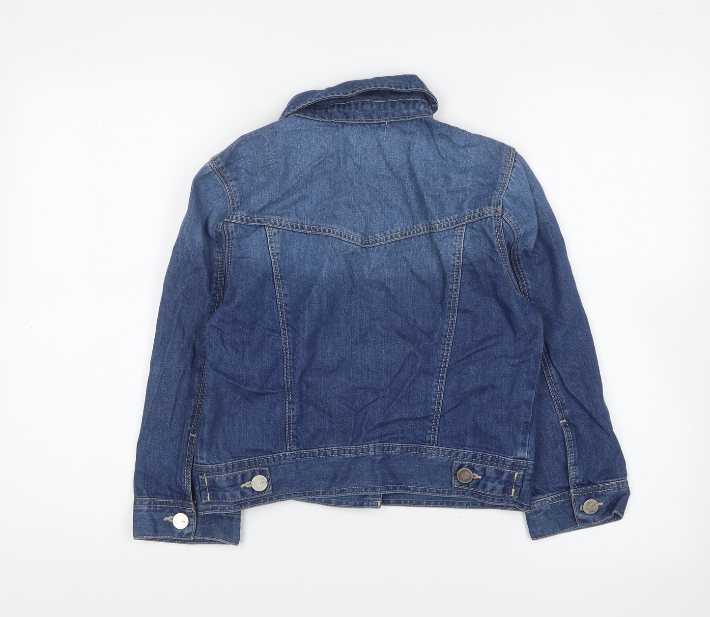 Oasis Womens Blue Jacket Size 10 Button